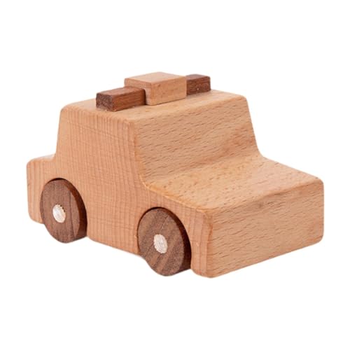 Perfeclan Holzauto-Spielzeug, technisches Fahrzeugmodell für Kinder, handgefertigte Figur, Kunsthandwerk, dekoratives Frühlernspiel für Partybedarf, Style C Perfeclan Holzauto-Spielzeug, technisches Fahrzeugmodell für Kinder, handgefertigte Figur, Kunsthandwerk, dekoratives Frühlernspiel für Partybedarf, Style C von Perfeclan