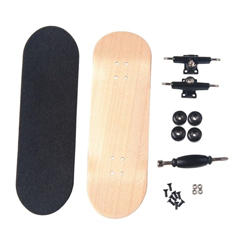 Perfeclan Holzfingerbrett Fingerplatine Sport mit Tragen Neuer Bildungsspielzeug Finger Skateboard für Männer Frauen Skateliebhaber, Holz Perfeclan Holzfingerbrett Fingerplatine Sport mit Tragen Neuer Bildungsspielzeug Finger Skateboard für Männer Frauen Skateliebhaber, Holz von Perfeclan
