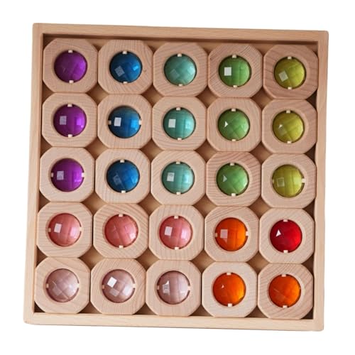 Perfeclan Holzklötze Stapelspielzeug Bunte Acrylklötze Hand-Auge-Koordination Geburtstagsgeschenk Regenbogen-Stapler Sensorisches Trainingsspielzeug Perfeclan Holzklötze Stapelspielzeug Bunte Acrylklötze Hand-Auge-Koordination Geburtstagsgeschenk Regenbogen-Stapler Sensorisches Trainingsspielzeug von Perfeclan