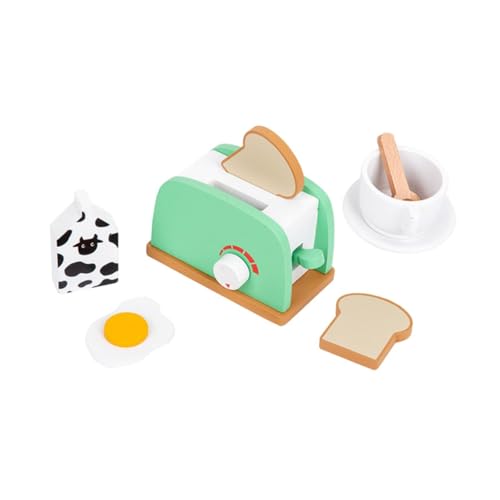 Perfeclan Holzküchenspielzeug, Kleingerätespielzeug, Spielküchenzubehör, Küchengerät für Kinder, Mädchen, Jungen, Kinder, Brotmacher Perfeclan Holzküchenspielzeug, Kleingerätespielzeug, Spielküchenzubehör, Küchengerät für Kinder, Mädchen, Jungen, Kinder, Brotmacher von Perfeclan
