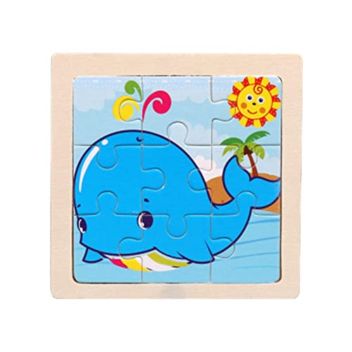 Perfeclan Holzpuzzle Spiele Kinder Früherziehung Lernspielzeug Cartoon Tierform Puzzle Spielzeug für Kinder, Fisch Perfeclan Holzpuzzle Spiele Kinder Früherziehung Lernspielzeug Cartoon Tierform Puzzle Spielzeug für Kinder, Fisch von Perfeclan