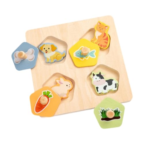 Perfeclan Holzpuzzles für, Puzzles verbessern die Hand-Augen-Koordination, Formsortierer für im Alter von 3–6 Jahren, Lernspielzeug, Steckpuzzle Perfeclan Holzpuzzles für, Puzzles verbessern die Hand-Augen-Koordination, Formsortierer für im Alter von 3–6 Jahren, Lernspielzeug, Steckpuzzle von Perfeclan