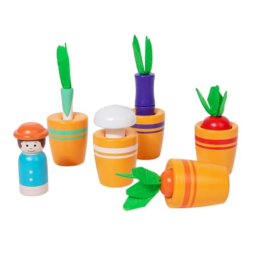 Perfeclan Holzspielzeug, Karottenziehspiel, Farbsortier- und Zuordnungsspielzeug, passendes Karottenpuzzle für Partygeschenke, Jungen und Mädchen ab 3 Jahren, Perfeclan Holzspielzeug, Karottenziehspiel, Farbsortier- und Zuordnungsspielzeug, passendes Karottenpuzzle für Partygeschenke, Jungen und Mädchen ab 3 Jahren, von Perfeclan