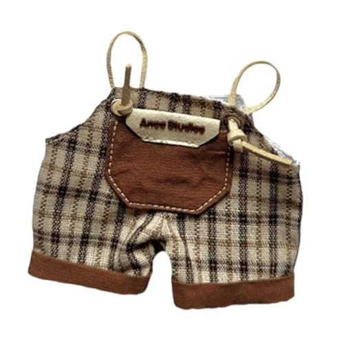 Perfeclan Hosenträgerhose für Modepuppen, handgefertigte Kleidungsaccessoires, Miniaturkleidung für 6-Zoll-Mädchenpuppen Perfeclan Hosenträgerhose für Modepuppen, handgefertigte Kleidungsaccessoires, Miniaturkleidung für 6-Zoll-Mädchenpuppen von Perfeclan