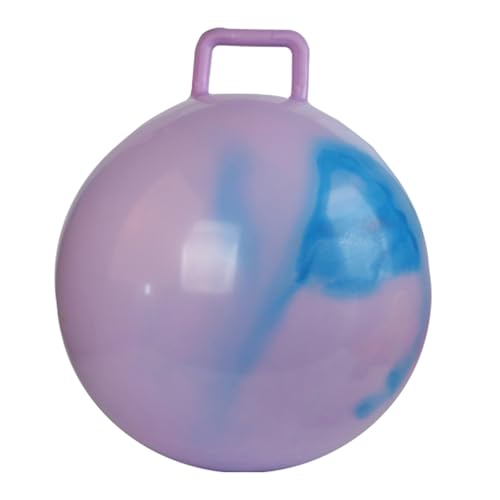 Perfeclan Hüpfball für, Hüpfspielzeug für Jungen und Mädchen, Koordinations- und Balance-Sport-Hüpfball mit Griff für den Park, Hof, Kindergarten, 55cm von Perfeclan