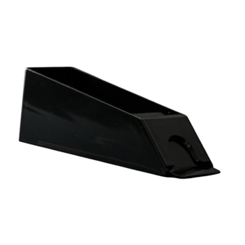 Perfeclan Karten Schuh, Acrylhändler Schuh vielseitiger professioneller Spielkartendispenser Abwerfen Tablett für Party Home Wohnzimmer Büro, Schwarz, M von Perfeclan