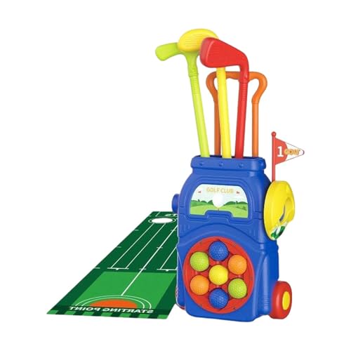 Perfeclan Kids Golf Club Set Spielzeug, Outdoor Sport, Handaugenkoordination, Kleinkind Golf Set Indoor Golf Spielzeug Kinder, Blau Perfeclan Kids Golf Club Set Spielzeug, Outdoor Sport, Handaugenkoordination, Kleinkind Golf Set Indoor Golf Spielzeug Kinder, Blau von Perfeclan