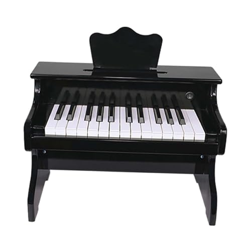 Perfeclan Kids Piano Keyboard, Musik Keyboard Instrument Spielzeug 25 Tasten, Lernen musikalisches Holzklavier für Kleinkinder für Anfänger Jungen Mädchen, Schwarz Perfeclan Kids Piano Keyboard, Musik Keyboard Instrument Spielzeug 25 Tasten, Lernen musikalisches Holzklavier für Kleinkinder für Anfänger Jungen Mädchen, Schwarz von Perfeclan