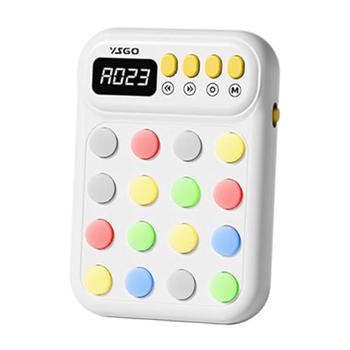 Perfeclan Kinder Fokus Training Spielzeug Memory Game tragbare Aktivität Handheld Boys Mädchen Geburtstag Geschenk 5 Spielmodi Konzentrationstraining, Weiß Perfeclan Kinder Fokus Training Spielzeug Memory Game tragbare Aktivität Handheld Boys Mädchen Geburtstag Geschenk 5 Spielmodi Konzentrationstraining, Weiß von Perfeclan