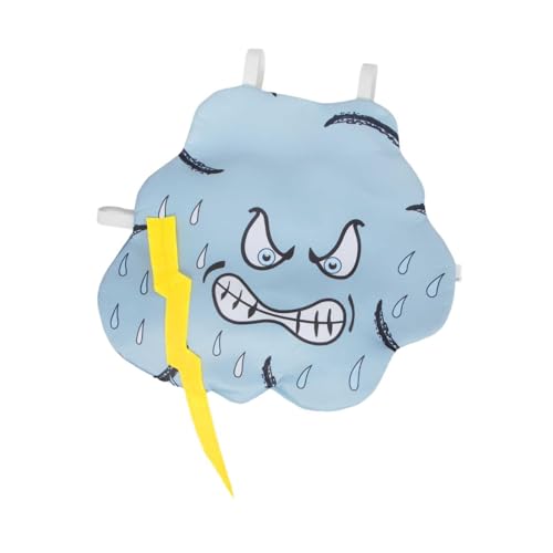 Perfeclan Kinder Gewitter Kostüm Cosplay tragbares Wetterkostüm für die Bühnenleistung, L von Perfeclan