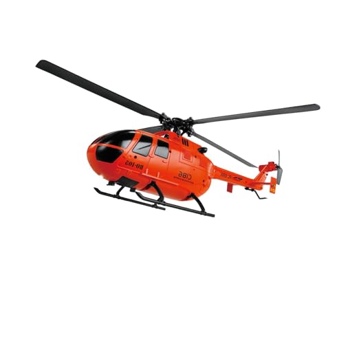 Perfeclan Kinder-Helikopter-Spielzeug, Kinder-Spielset, 350 mAh, LED-Leuchten, Induktionsflugzeug, Mini-RC-Helikopter für Mädchen, Anfänger, Orange von Perfeclan