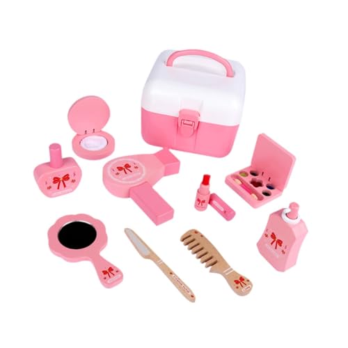 Perfeclan Kinder-Make-up-Set, Geschenkset, tragbare Make-up-Box, kreatives Rollenspiel-Spielzeug, Geschenk für kleine Mädchen für Kinder von Perfeclan