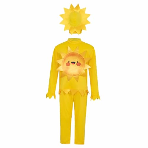 Perfeclan Kinder-Sonnenkostüm, niedliches Kinder-Cosplay für eine Rollenspiel-Themenparty, S Perfeclan Kinder-Sonnenkostüm, niedliches Kinder-Cosplay für eine Rollenspiel-Themenparty, S von Perfeclan