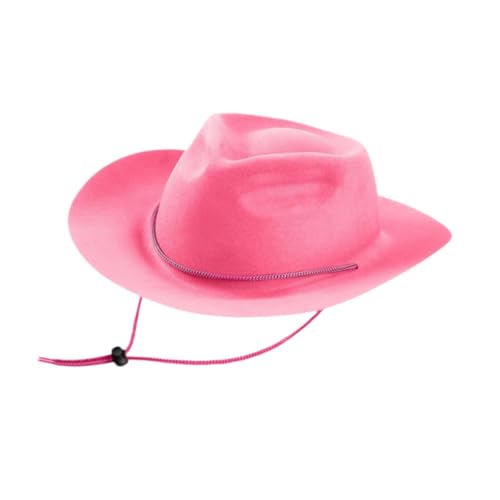 Perfeclan Kinder Western Cowboy Hut Trendy Cowgirl Hut für Wanderstrandfeier Festivals Geschenk, Rosa von Perfeclan