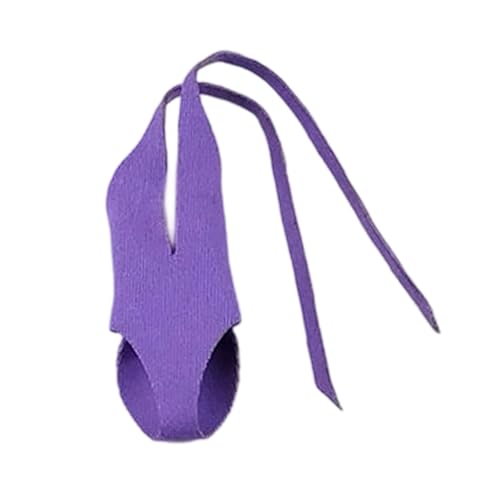 Perfeclan Kleidung für Actionfiguren im Maßstab 1/12, Miniatur-Kleidung, Badeanzug für Damen, trendiges Mini-Stoffpuppenkostüm, Verkleidung für 6 Zoll große, Lila Perfeclan Kleidung für Actionfiguren im Maßstab 1/12, Miniatur-Kleidung, Badeanzug für Damen, trendiges Mini-Stoffpuppenkostüm, Verkleidung für 6 Zoll große, Lila von Perfeclan