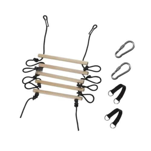 Perfeclan Kletterseilleiter für, Kletterausrüstung, 5 Abschnitte, Unterhaltung, praktisches Klettergerüst-Zubehör für Perfeclan Kletterseilleiter für, Kletterausrüstung, 5 Abschnitte, Unterhaltung, praktisches Klettergerüst-Zubehör für von Perfeclan