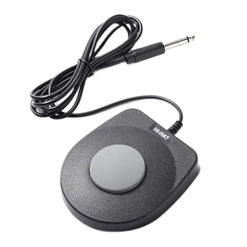 Perfeclan Kompaktes Sustain-Pedal, Drum-Set-Pedal, rutschfestes digitales Drum-Pedal, Musikinstrumententeile, Klaviertastatur-Pedal für MIDI-, 6.5 Schnittstelle Einzeln Perfeclan Kompaktes Sustain-Pedal, Drum-Set-Pedal, rutschfestes digitales Drum-Pedal, Musikinstrumententeile, Klaviertastatur-Pedal für MIDI-, 6.5 Schnittstelle Einzeln von Perfeclan