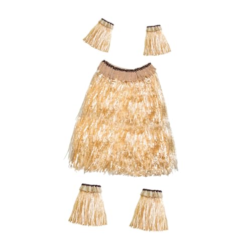 Perfeclan -Kostüm-Set, Grasrock, vielseitiges Accessoire für Party, Strand, Tanz, Size L Perfeclan -Kostüm-Set, Grasrock, vielseitiges Accessoire für Party, Strand, Tanz, Size L von Perfeclan