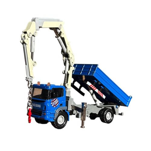 Perfeclan Kran-LKW-Spielzeug im Maßstab 1:60, BAU-LKW-Spielzeug für Jungen ab 3 Jahren, realistische Valentinstagsgeschenke, technisches Fahrzeugmodell, Blau Perfeclan Kran-LKW-Spielzeug im Maßstab 1:60, BAU-LKW-Spielzeug für Jungen ab 3 Jahren, realistische Valentinstagsgeschenke, technisches Fahrzeugmodell, Blau von Perfeclan