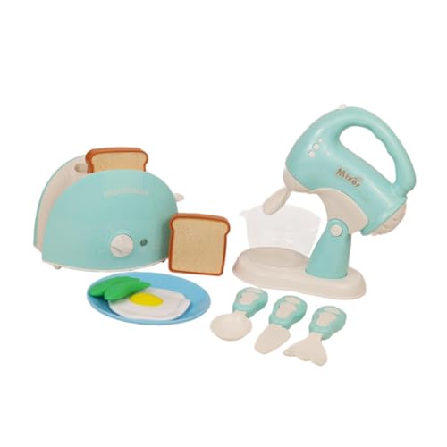 Perfeclan Küchenspielzeug, Rollenspiel, pädagogische Entwicklungsgeschenke, Brotbackautomat, Spielzeug, Küchengerät für Kinder im Alter von 3, 4, 5, 6, 7, 8, GrÜn Perfeclan Küchenspielzeug, Rollenspiel, pädagogische Entwicklungsgeschenke, Brotbackautomat, Spielzeug, Küchengerät für Kinder im Alter von 3, 4, 5, 6, 7, 8, GrÜn von Perfeclan