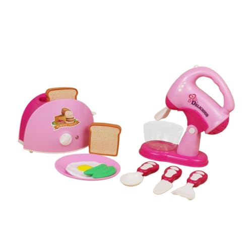Perfeclan Küchenspielzeug, Rollenspiel, pädagogische Entwicklungsgeschenke, Brotbackautomat, Spielzeug, Küchengerät für Kinder im Alter von 3, 4, 5, 6, 7, 8, Rosa Perfeclan Küchenspielzeug, Rollenspiel, pädagogische Entwicklungsgeschenke, Brotbackautomat, Spielzeug, Küchengerät für Kinder im Alter von 3, 4, 5, 6, 7, 8, Rosa von Perfeclan