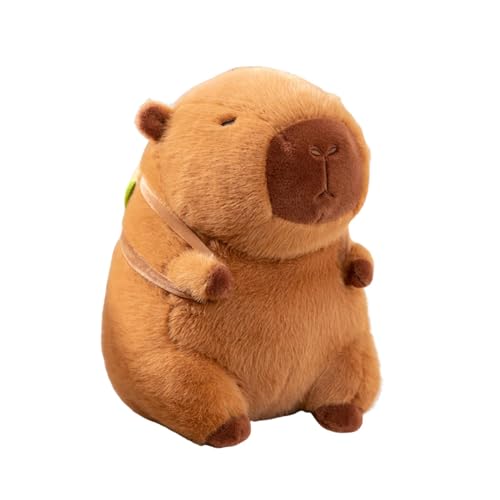 Perfeclan Kuscheltiere, weiche Tiere, Capybara-Kollektion, knuddelige Cartoon-Plüschtierpuppe für die Spielzeug-Mottoparty, 23CM von Perfeclan