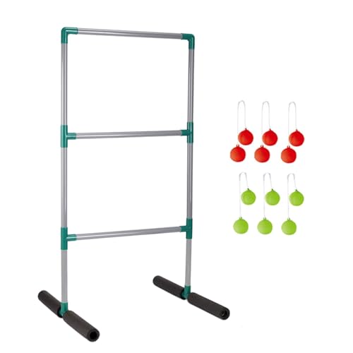 Perfeclan Leiterwurf-Wasserspielzeug-Set, tragbares Sommerspiel, leichtes Freizeit-Wasserspielgerät für Indoor- und Outdoor-Camping, Hof, Kinder Perfeclan Leiterwurf-Wasserspielzeug-Set, tragbares Sommerspiel, leichtes Freizeit-Wasserspielgerät für Indoor- und Outdoor-Camping, Hof, Kinder von Perfeclan