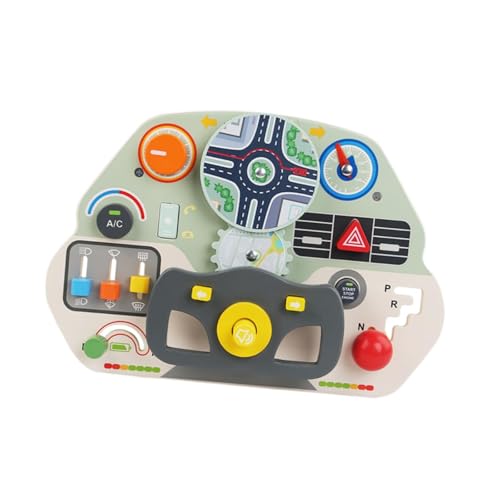 Perfeclan Lenkrad Sensory Toy Activity Board Developmental Learning Aktivitäten Holzbeschäftigung Frühes Bildung für Kinder Baby Perfeclan Lenkrad Sensory Toy Activity Board Developmental Learning Aktivitäten Holzbeschäftigung Frühes Bildung für Kinder Baby von Perfeclan
