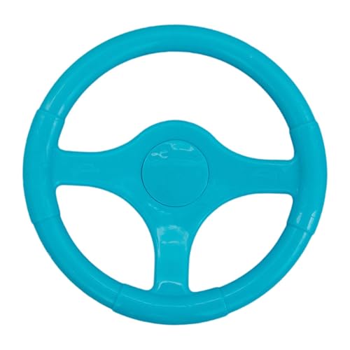 Perfeclan Lenkrad für Go Kart, Auto Fahrspielzeug, Rollenspiel, Tragbares Fahrspaßspielzeug für Kleinkinder Und Babys, Blau von Perfeclan