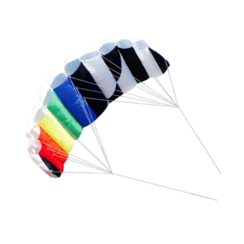 Perfeclan Line Kite 1,4 m Einstiegsniveau Weichgiant mit Linien Regenbogen Parafoil Drachen für Park Beach Outdoor Kitesurfing -Training Perfeclan Line Kite 1,4 m Einstiegsniveau Weichgiant mit Linien Regenbogen Parafoil Drachen für Park Beach Outdoor Kitesurfing -Training von Perfeclan