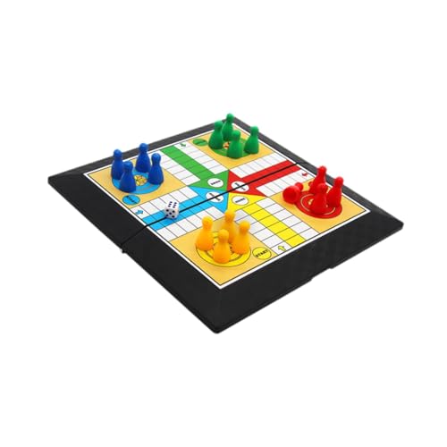 Perfeclan Ludo Klassisches Spielzeug Brettspiel Strategiespiel Mehrspieler Tabletop Spiel Familienwürfelspiel Familienspiel für Partyspielzeug Freizeitspielzeug Perfeclan Ludo Klassisches Spielzeug Brettspiel Strategiespiel Mehrspieler Tabletop Spiel Familienwürfelspiel Familienspiel für Partyspielzeug Freizeitspielzeug von Perfeclan