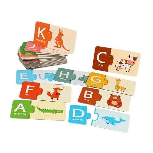 Perfeclan Matching-Spiel, Frühlernspielzeug, Feinmotorik, Basteln, Lernspielzeug, tragbar, für Vorschulkinder, Kindertagsgeschenk, Familie, Alphabet Perfeclan Matching-Spiel, Frühlernspielzeug, Feinmotorik, Basteln, Lernspielzeug, tragbar, für Vorschulkinder, Kindertagsgeschenk, Familie, Alphabet von Perfeclan