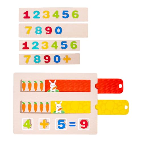 Perfeclan Mathe Zahlenzählspielzeug, Frühes Lehrmittel, Homeschool Zubehör, Lernaktivitäten von Perfeclan