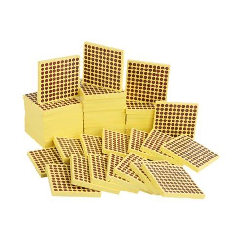 Perfeclan Mathematik Manipulative Materialien, Holzdezimalspielzeug, Kinder frühes Entwicklungsspiel, Mathematikspielzeug, für Geschenke Mädchen Kleinkinder 3, 45pc von Perfeclan