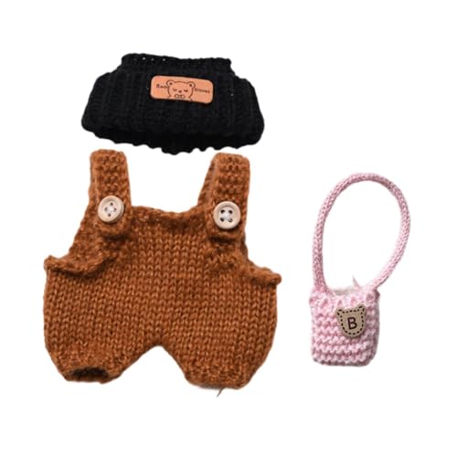 Perfeclan Mini-Puppenkleidung, Puppenkleidung, Anziehsachen, Bezaubernder Schlüsselanhänger, Kleidungsaccessoire, handgefertigt für 6,69-Zoll-Puppenmädchen im, Style P von Perfeclan