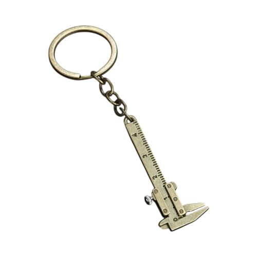 Perfeclan Mini Vernier -Bremssattel Keychain, 3D bewegliche Präzisionsschlüsselanhänger, Miniatur -Taschen -Vernier -Bremssattel Keyring für Männer Frauen, Brozen Perfeclan Mini Vernier -Bremssattel Keychain, 3D bewegliche Präzisionsschlüsselanhänger, Miniatur -Taschen -Vernier -Bremssattel Keyring für Männer Frauen, Brozen von Perfeclan