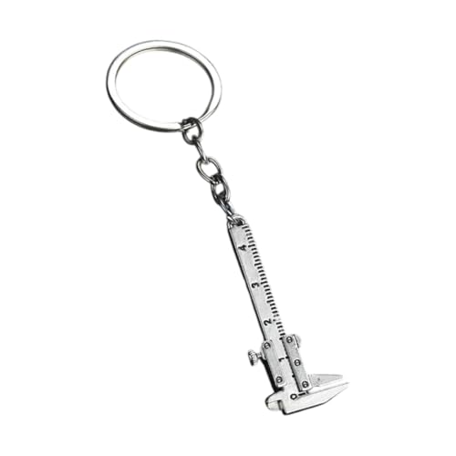 Perfeclan Mini Vernier -Bremssattel Keychain, 3D bewegliche Präzisionsschlüsselanhänger, Miniatur -Taschen -Vernier -Bremssattel Keyring für Männer Frauen, Weiß Perfeclan Mini Vernier -Bremssattel Keychain, 3D bewegliche Präzisionsschlüsselanhänger, Miniatur -Taschen -Vernier -Bremssattel Keyring für Männer Frauen, Weiß von Perfeclan