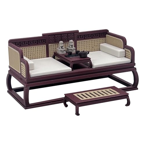 Perfeclan Miniatur Chinesisches Bett Modell Puppenhaus Zubehör 1/12 Sammlerstück Zubehör Traditionelle chinesische Miniaturmöbel Perfeclan Miniatur Chinesisches Bett Modell Puppenhaus Zubehör 1/12 Sammlerstück Zubehör Traditionelle chinesische Miniaturmöbel von Perfeclan