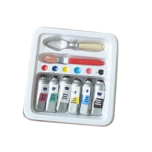 Perfeclan Miniatur Paint Box Miniature Dollhouse Accessoires 1:12 Tellieren Sie Sich kreatives Spielzeugdekor zum Spielen Perfeclan Miniatur Paint Box Miniature Dollhouse Accessoires 1:12 Tellieren Sie Sich kreatives Spielzeugdekor zum Spielen von Perfeclan