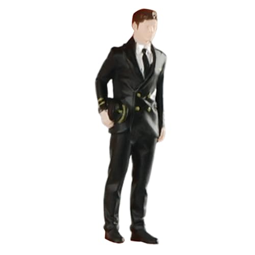 Perfeclan Miniaturfigur im Maßstab 1/64, Mini-Menschenfigur, Uniform, Mann, Puppenhauszubehör, Layout, Requisite, dekoratives kleines Modell, Diorama, Style A Perfeclan Miniaturfigur im Maßstab 1/64, Mini-Menschenfigur, Uniform, Mann, Puppenhauszubehör, Layout, Requisite, dekoratives kleines Modell, Diorama, Style A von Perfeclan