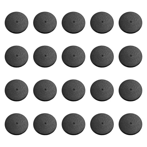 Perfeclan Modellbasen, rund, kreisförmig, für Tischspiele, Schwarze, stabile Anzeigeplatte, Miniaturbasen für Schaukästen, Schreibtisch-Sammelschrank, 20 Stück Perfeclan Modellbasen, rund, kreisförmig, für Tischspiele, Schwarze, stabile Anzeigeplatte, Miniaturbasen für Schaukästen, Schreibtisch-Sammelschrank, 20 Stück von Perfeclan