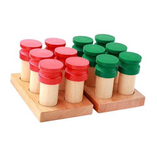 Perfeclan Montessori Riechboxen Materialien Duft Riechen Sensorisches Bildungsspielzeug Tragbares hölzernes Montessori Sensorisches Spielzeug für Kinder Perfeclan Montessori Riechboxen Materialien Duft Riechen Sensorisches Bildungsspielzeug Tragbares hölzernes Montessori Sensorisches Spielzeug für Kinder von Perfeclan