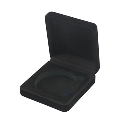 Perfeclan Münzpräsentationsbox, Aufbewahrungskoffer, Gedenk-Organizer, Challenge-Münzenhalter, Sammelkoffer für Insignia Present, Schwarz von Perfeclan