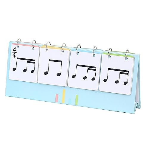 Perfeclan Musikalische Notationskarte Lernkarteikarten Frühes Lernspielzeug Stabiles Notenblatt Gitarre Klavierstab für das von Perfeclan