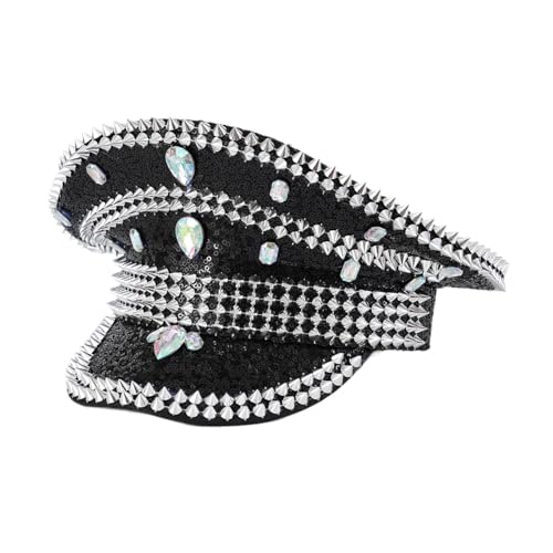 Perfeclan Musikfestival Hat Mode Kopfbedeckung für Carnival Performance Cosplay Cosplay -Kleid Perfeclan Musikfestival Hat Mode Kopfbedeckung für Carnival Performance Cosplay Cosplay -Kleid von Perfeclan