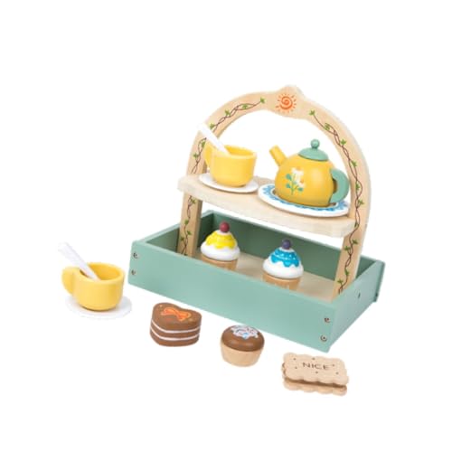 Perfeclan Nachmittags-Spielparty, Küche, Rollenspiel-Spielzeug, motorische Fähigkeiten, Kinder-Teeparty-Set, Rollenspiel, Küchenspielzeug für Kinder ab 3 Perfeclan Nachmittags-Spielparty, Küche, Rollenspiel-Spielzeug, motorische Fähigkeiten, Kinder-Teeparty-Set, Rollenspiel, Küchenspielzeug für Kinder ab 3 von Perfeclan
