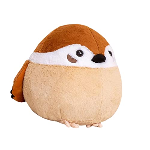 Perfeclan Niedliche Plüschtiere, weiche Vogel-Tierpuppe, bequemes Schlafkissen, lebensechte weiche Plüschpuppe für Wohnzimmer, Auto, Kindergeburtstagsgeschenke, 35cm Braun Perfeclan Niedliche Plüschtiere, weiche Vogel-Tierpuppe, bequemes Schlafkissen, lebensechte weiche Plüschpuppe für Wohnzimmer, Auto, Kindergeburtstagsgeschenke, 35cm Braun von Perfeclan