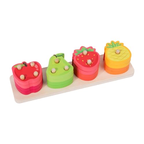 Perfeclan Obst-Sortierspielzeug aus, Formsortier-Puzzles, Form- und Farberkennungsblöcke für Partys im Vorschulalter, frühe Entwicklung Perfeclan Obst-Sortierspielzeug aus, Formsortier-Puzzles, Form- und Farberkennungsblöcke für Partys im Vorschulalter, frühe Entwicklung von Perfeclan