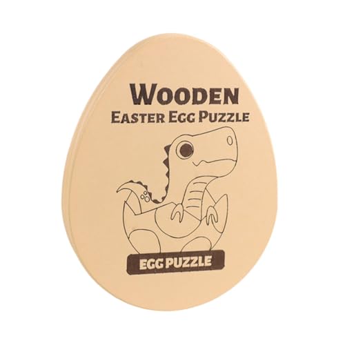 Perfeclan Osterei-Holzpuzzle, pädagogisches Spielzeug für Kinder, Fantasie-Geschenk, Hand-Augen-Koordination, Vorschullernen, Gehirnentwicklung, Dinosaurier-Puzzle Perfeclan Osterei-Holzpuzzle, pädagogisches Spielzeug für Kinder, Fantasie-Geschenk, Hand-Augen-Koordination, Vorschullernen, Gehirnentwicklung, Dinosaurier-Puzzle von Perfeclan