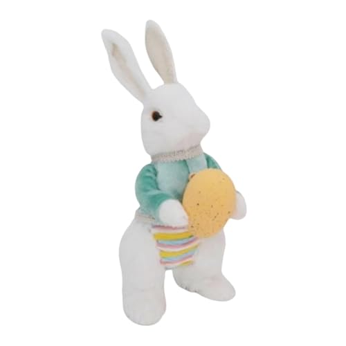 Perfeclan Osterhasen-Dekoration, Plüschtier, dekorative Figur, Ostergeschenk, niedlicher Tischaufsatz für Tisch, Wohnzimmer, Schlafzimmer, Büro, Style A Perfeclan Osterhasen-Dekoration, Plüschtier, dekorative Figur, Ostergeschenk, niedlicher Tischaufsatz für Tisch, Wohnzimmer, Schlafzimmer, Büro, Style A von Perfeclan
